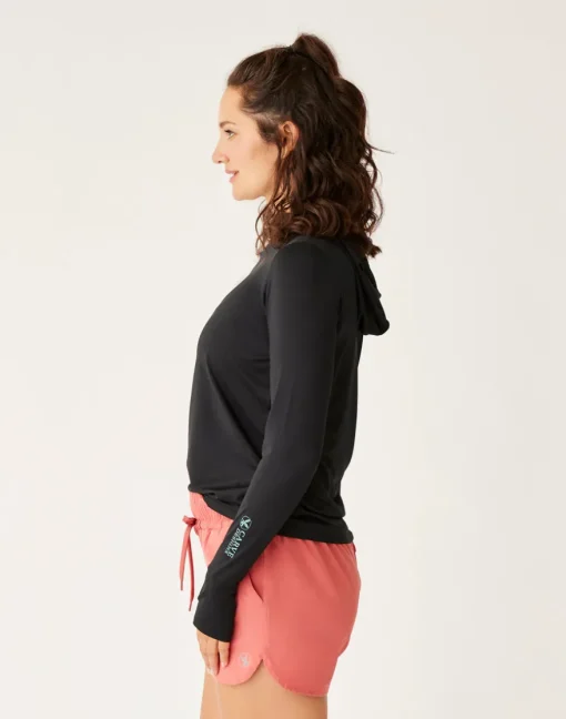 Carve Designs Rashguards & Sun Protection^Alani Sunshirt: Black