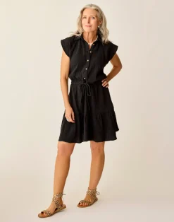 Carve Designs Dresses | Dresses^Alex Gauze Dress: Black