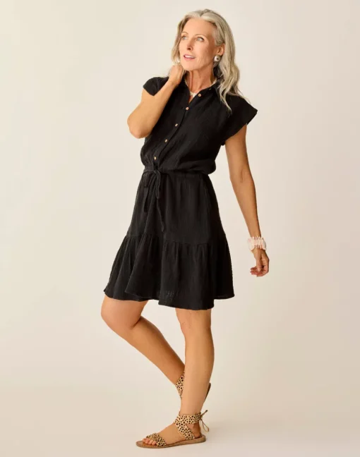 Carve Designs Dresses | Dresses^Alex Gauze Dress: Black