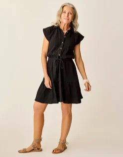 Carve Designs Dresses | Dresses^Alex Gauze Dress: Black