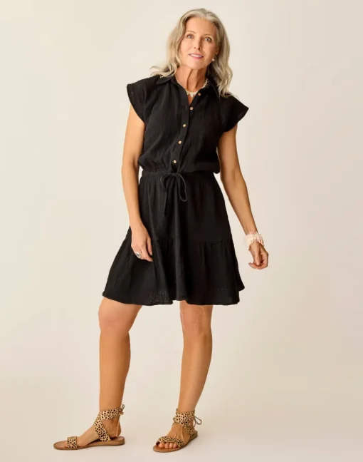 Carve Designs Dresses | Dresses^Alex Gauze Dress: Black