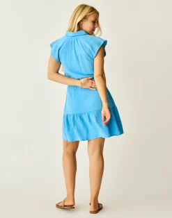 Carve Designs Dresses | Dresses^Alex Gauze Dress: Lagoon