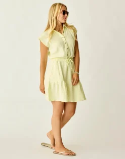 Carve Designs Dresses | Dresses^Alex Gauze Dress: Light Limeade