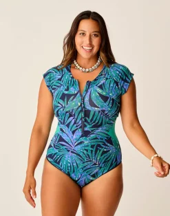 Carve Designs One Pieces^All Day One Piece: Blue Oasis