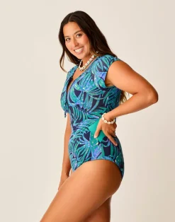 Carve Designs One Pieces^All Day One Piece: Blue Oasis