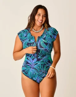 Carve Designs One Pieces^All Day One Piece: Blue Oasis