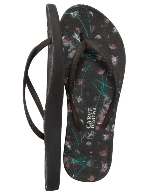 Carve Designs Accessories^Becca by Freewaters Flip Flop: Feather Floral