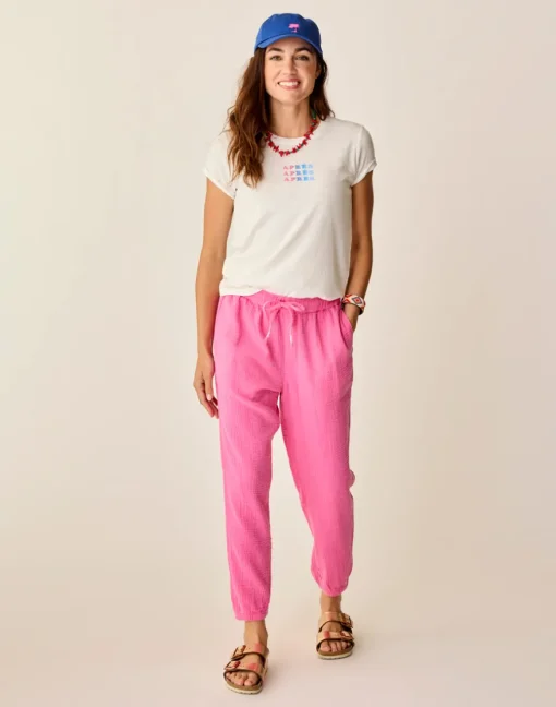 Carve Designs Pants^Calista Gauze Pant: Hot Pink