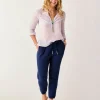 Carve Designs Pants^Calista Gauze Pant: Navy