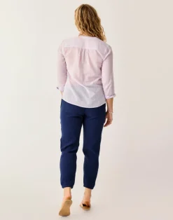 Carve Designs Pants^Calista Gauze Pant: Navy