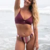 Carve Designs Swim Bottoms^Cardiff Reversible Bottom: Desert/Hot Pink