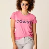Carve Designs Short Sleeve^Cassidy Graphic Tee: Chateau Gulf