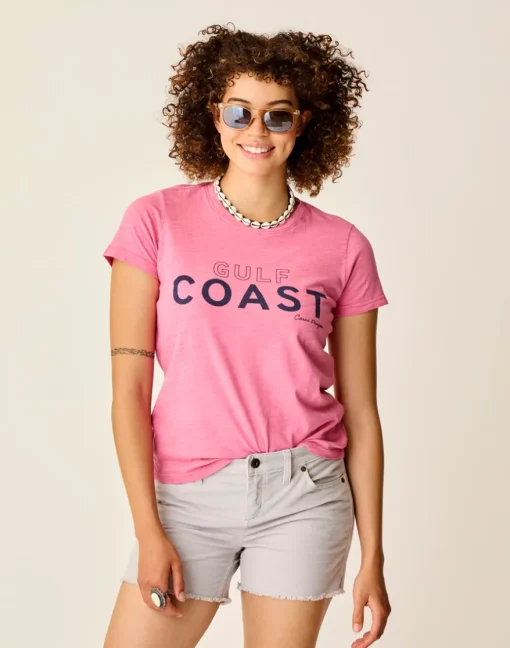 Carve Designs Short Sleeve^Cassidy Graphic Tee: Chateau Gulf