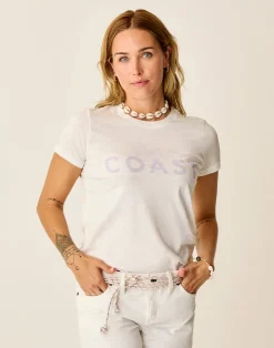 Carve Designs Short Sleeve^Cassidy Graphic Tee: Cloud Gulf