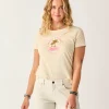 Carve Designs Short Sleeve^Cassidy Graphic Tee: Dogwood Palm