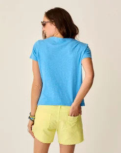 Carve Designs Short Sleeve^Cassidy Graphic Tee: Lagoon Island