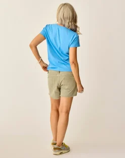 Carve Designs Short Sleeve^Cassidy Graphic Tee: Lagoon Beach