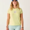Carve Designs Short Sleeve^Cassidy Graphic Tee: Limeade Apres