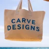 Carve Designs Accessories^Cotton Tote: Logo