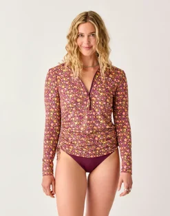 Carve Designs Rashguards & Sun Protection^Cruz Rashguard: Garden