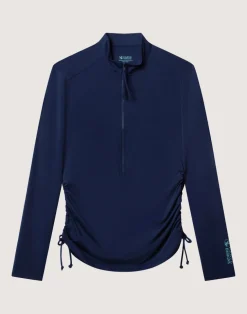 Carve Designs Rashguards & Sun Protection^Cruz Rashguard: Navy