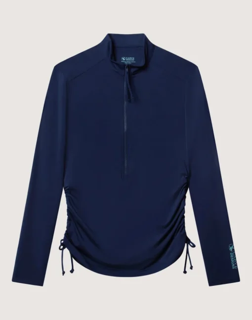 Carve Designs Rashguards & Sun Protection^Cruz Rashguard: Navy
