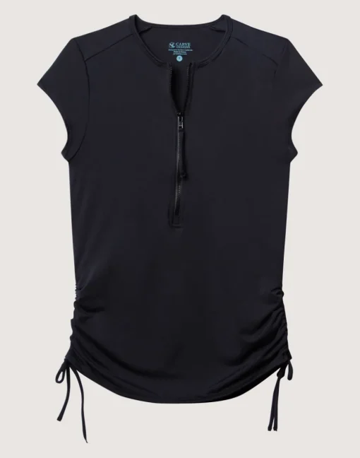 Carve Designs Rashguards & Sun Protection^Dawson Rashguard: Black