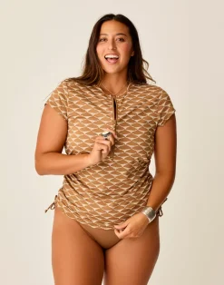Carve Designs Rashguards & Sun Protection^Dawson Rashguard: Dune