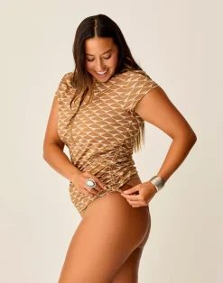 Carve Designs Rashguards & Sun Protection^Dawson Rashguard: Dune