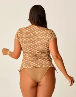 Carve Designs Rashguards & Sun Protection^Dawson Rashguard: Dune