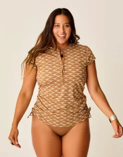 Carve Designs Rashguards & Sun Protection^Dawson Rashguard: Dune