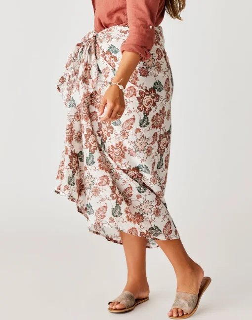Carve Designs Accessories^Dylan Gauze Sarong: Cloud Taj