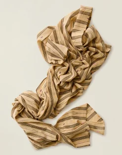 Carve Designs Accessories^Dylan Gauze Sarong: Rum Stripe