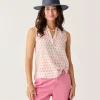 Carve Designs Tanks^Dylan Tank: Pink Batik
