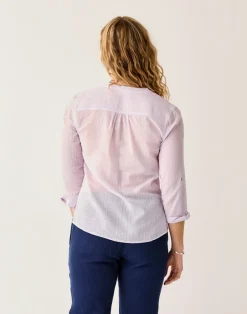 Carve Designs Long Sleeve^Dylan Textured Shirt: Dawn