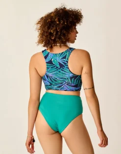 Carve Designs Swim Bottoms^Erin Reversible Bottom: Blue Oasis/Jade