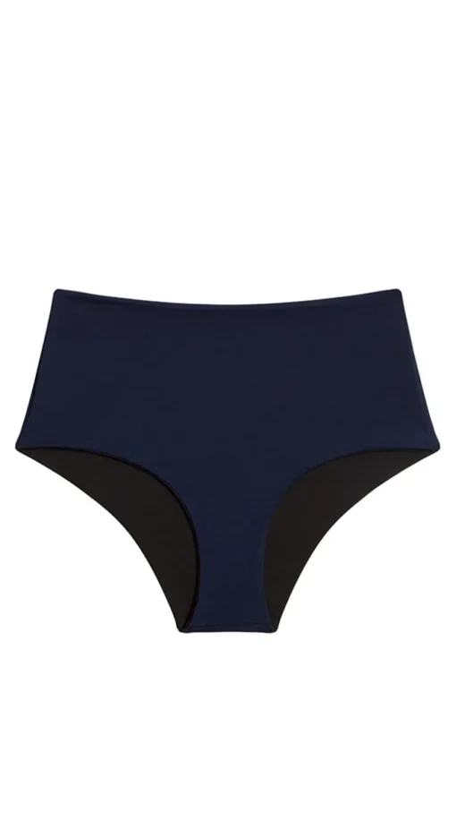 Carve Designs Swim Bottoms^Erin Reversible Bottom: Black/Navy