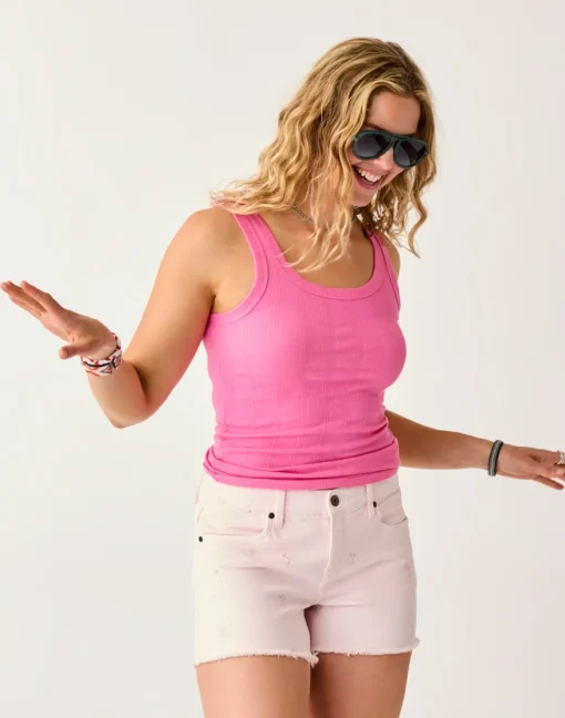 Carve Designs Tanks^Ever Tank: Hot Pink