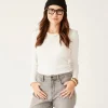 Carve Designs Long Sleeve^Ever Top: Cloud