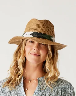 Carve Designs Accessories^Farrah Packable Hat: Dark Honey