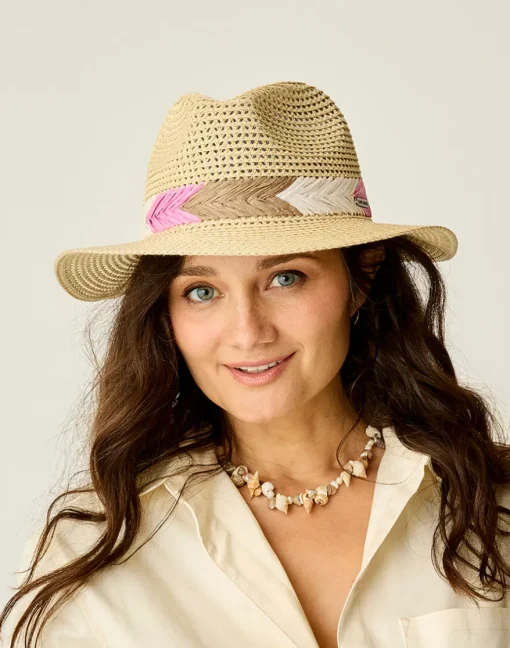 Carve Designs Accessories^Farrah Packable Hat: Light Khaki