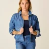Carve Designs Sweaters & Jackets | Denim^Flora Denim Shacket: Magnolia