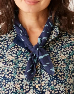 Carve Designs Accessories^Gauze Bandana: Navy Diamond