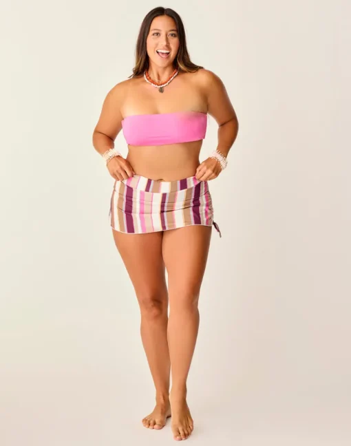 Carve Designs Swim Bottoms^Hoku Swim Skirt: Desert