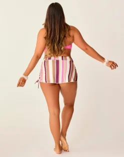 Carve Designs Swim Bottoms^Hoku Swim Skirt: Desert