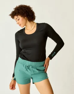 Carve Designs Rashguards & Sun Protection^Izzy Sunshirt: Black