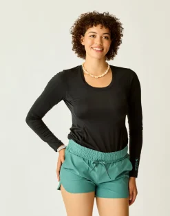 Carve Designs Rashguards & Sun Protection^Izzy Sunshirt: Black