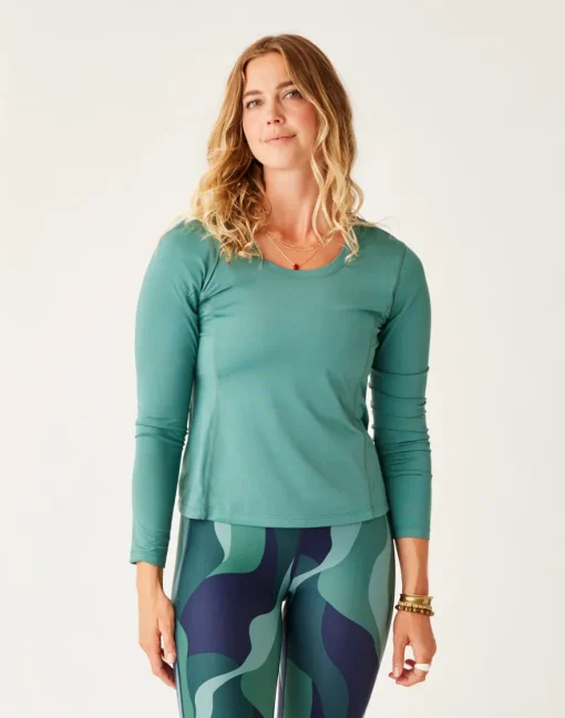 Carve Designs Rashguards & Sun Protection^Izzy Sunshirt: Forest