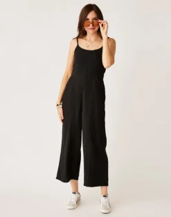 Carve Designs Jumpsuits & Overalls^Knox Gauze Jumpsuit: Black