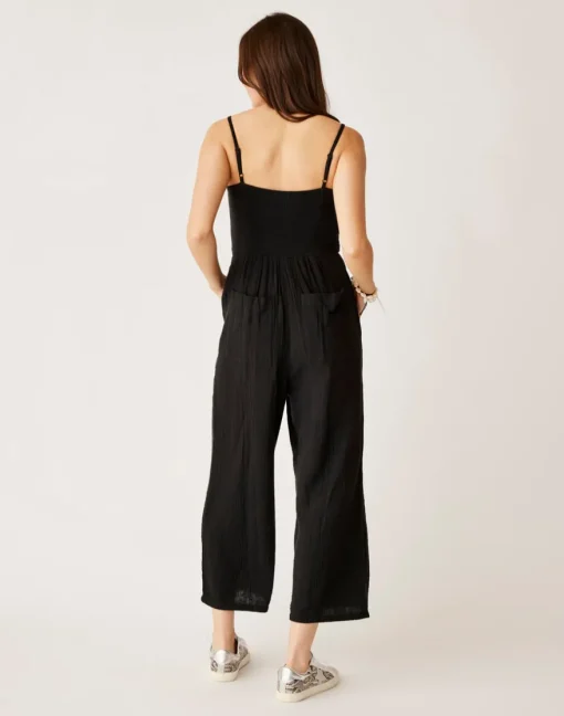 Carve Designs Jumpsuits & Overalls^Knox Gauze Jumpsuit: Black